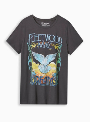 Plus Size - Classic Fit Crew Tee - Fleetwood Mac Dreams Vintage Black ...
