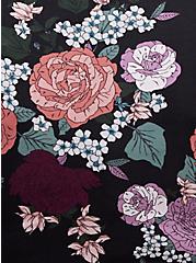 Sleep Dress - Super Soft Jersey Floral Black, MULTI, alternate