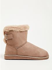 Fur-Lined Bootie (WW), TAUPE, alternate