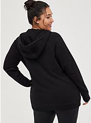 Plus Size Active Zip Hoodie - Everyday Fleece Black, DEEP BLACK, alternate