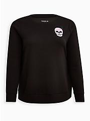 Active Sweatshirt - Cupro Skull Black, DEEP BLACK, hi-res