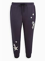 Relaxed Fit Active Jogger - Cupro Grey Stars, NINE IRON, hi-res