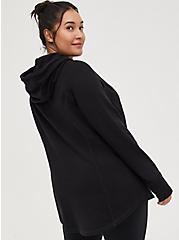 Plus Size Active Tunic Sweatshirt - Everyday Fleece Bolt Black, DEEP BLACK, alternate