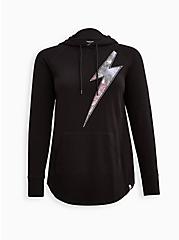 Active Tunic Sweatshirt - Everyday Fleece Bolt Black, DEEP BLACK, hi-res