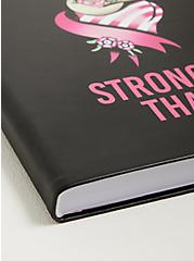 Plus Size #TorridStrong 6x8 Stronger Than Notebook - Black, , alternate
