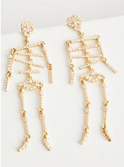 Pearl Skeleton Statement Earring, , hi-res