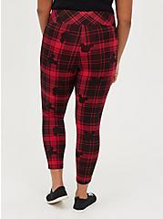 Pixie Pant - Luxe Ponte Disney Mickey Mouse Plaid Red, MULTI, alternate