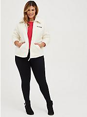 Faux Shearling Jacket - Disney Mickey Mouse Holiday White, WINTER WHITE, alternate