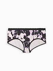 Plus Size Seamless Smooth Mid-Rise Cheeky Panty, PURPLE MAGIC, hi-res
