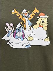 Top - Disney Winnie The Pooh & Friends Holiday Snow, DEEP DEPTHS, alternate