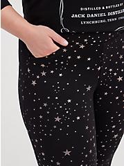 Pocket Pixie Pant - Luxe Ponte Foil Stars Black, OTHER PRINTS, alternate