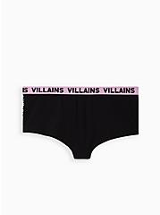 Plus Size Disney Villains Boyshort Cotton Panty - Black, MULTI, alternate