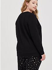 Plus Size Sweatshirt - Cozy Fleece Jack Daniel's Black, DEEP BLACK, alternate