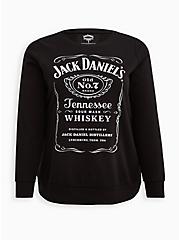 Sweatshirt - Cozy Fleece Jack Daniel's Black, DEEP BLACK, hi-res