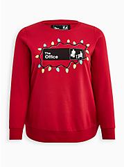 Sweatshirt - Cozy Fleece The Office Christmas Red, JESTER RED, hi-res
