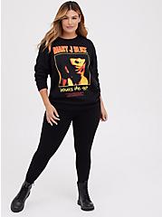 Sweatshirt - Cozy Fleece Mary J Blige Black, DEEP BLACK, alternate