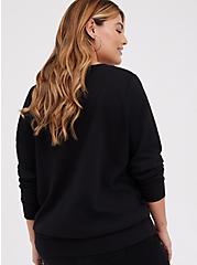 Sweatshirt - Cozy Fleece Mary J Blige Black, DEEP BLACK, alternate