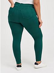 Plus Size Bombshell Skinny Jean - Super Soft Green, BOTANICAL GARDEN, alternate