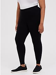 Plus Size Platinum Sweater Legging - Black, BLACK, hi-res