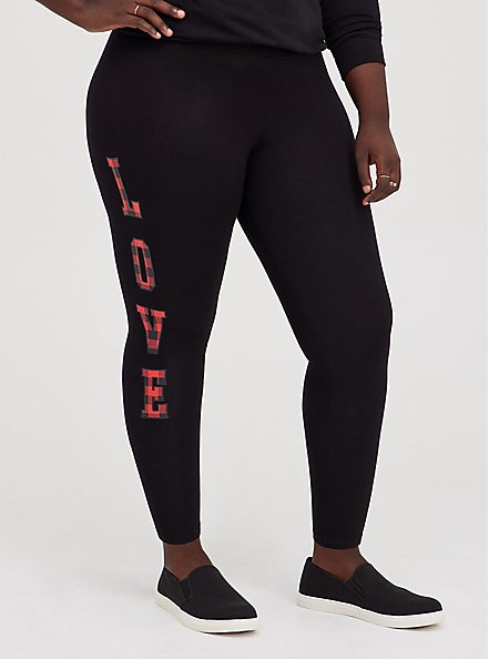 Premium Legging - Love Black, BLACK, hi-res
