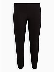 Comfort Waist Platinum Legging - Fleece Lined Black , BLACK, hi-res
