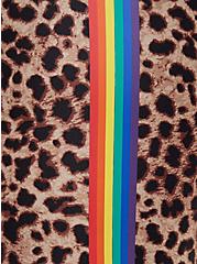 Platinum Legging - Liquid Leopard with Rainbow Side Stripe, ANIMAL, alternate