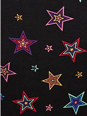 Plus Size Skater Dress - Super Soft Stars Black, STARS - BLACK, alternate