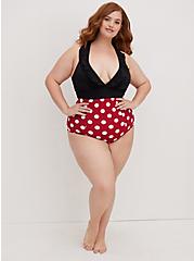 Plus Size Ruffled One-Piece Swimsuit - Disney Minnie Mouse, MINNIE MOUSE DOT, alternate