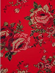 Blouse - Georgette Floral Red, FLORAL - RED, alternate