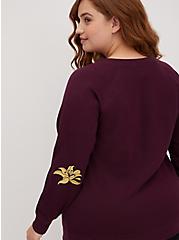 Plus Size Sweatshirt - Cozy Fleece Disney Tangled Mother Gothal, WINETASTING, alternate