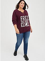 Sweatshirt - Harry Potter Dobby Free Elves, WINETASTING, alternate