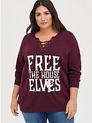 Sweatshirt - Harry Potter Dobby Free Elves, WINETASTING, hi-res