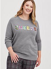 Plus Size Pullover Crew Sweater, , hi-res