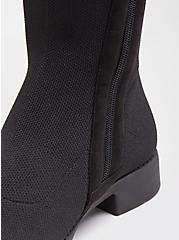 Stretch Knit Over The Knee Boot (WW), BLACK, alternate