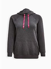 Tunic Sweatshirt - Cozy Fleece Charcoal, CHARCOAL  GREY, hi-res