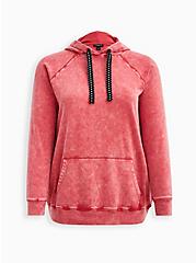 Tunic Sweatshirt - Cozy Fleece Mineral Wash Red, OTHER PRINTS, hi-res