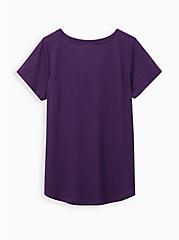 Girlfriend Tee - Signature Jersey Best Version Purple, PURPLE, alternate