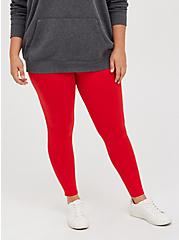 Premium Legging - Cotton Blend Red, RED, hi-res