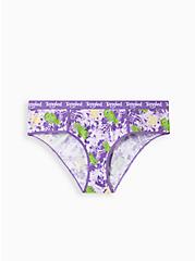 Plus Size Disney Tangled Hipster Panty - Cotton Purple, MULTI, hi-res