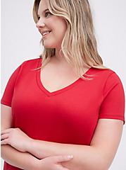 Classic Fit Girlfriend Tee - Signature Jersey Red, JESTER RED, alternate