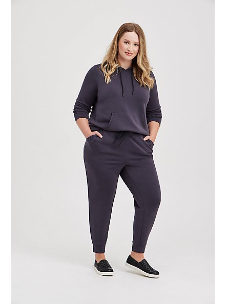 Plus Size Relaxed Fit Active Jogger - Cupro Grey, NINE IRON, alternate