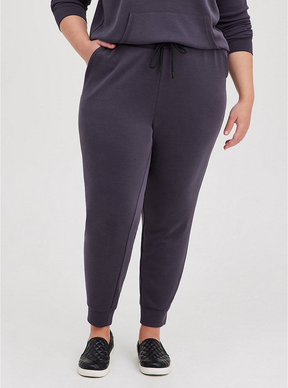Plus Size Relaxed Fit Active Jogger - Cupro Grey, NINE IRON, hi-res