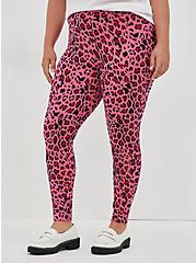 Plus Size Premium Legging - Leopard Pink, ANIMAL, alternate