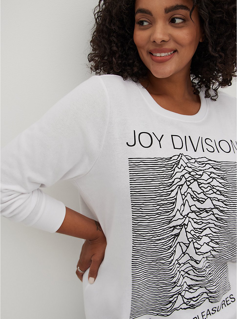 Sweatshirt - Cozy Fleece Joy Division White, BRIGHT WHITE, hi-res