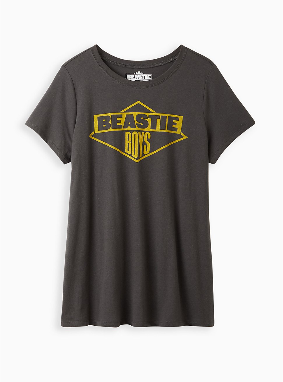 Plus Size Classic Fit Crew Tee - Vintage Beastie Boys Black, DEEP BLACK, hi-res