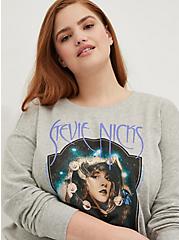 Stevie Nicks Tunic Sweatshirt - Cozy Fleece Grey, MEDIUM HEATHER GREY, hi-res