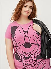 Tunic Tee - Cotton Mineral Wash Minnie Mouse Pink, , alternate