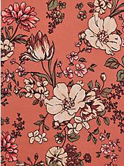 Ava Cami - Stretch Challis Floral Rust, FLORAL - RED, alternate