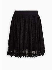 Mini Skirt - Lace Black, DEEP BLACK, hi-res