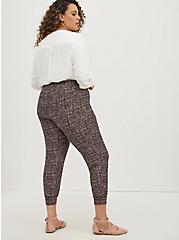 Relaxed Fit Jogger - Lightweight Textured Ponte Black, OTHER PRINTS, alternate
